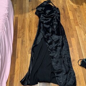 ASOS Black Satin Dress